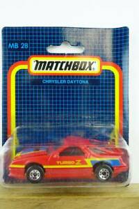 【送料無料】模型車 モデルカー ダッジデイトナターボマッチボックス1984 dodge daytona turbo z 28e 64936 matchbox mb75