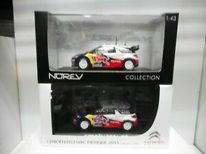 【送料無料】模型車 モデルカー シトロエンラリーポルトガルメキシコローブオジェノレフcitroen ds3 wrc rally portugal mexico 2011 loeb ogier norev 143