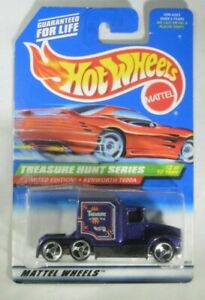 【送料無料】模型車 モデルカー ホットホイールトレジャーハントシリーズケンワースホイールhot wheels 1997 treasure hunt series kenworth t600a 3sp wheels