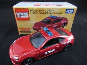 【送料無料】模型車 モデルカー トミカトヨタファイアファイターヨーロッパトミカショップスペシャルモデル***tss tomica toyota 86 fire fighter europe ver tomica shop special model