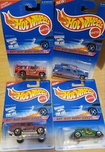 【送料無料】模型車 モデルカー ホットホイールビフブームシリーズセットhot wheels biff bam boom series completed set of 4,