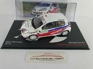 【送料無料】模型車 モデルカー ルノークリオラリーヴィラヴェルデロペスアルタヤスケールrenault clio r3 rally villa verde a lopes 2010 altaya scale 143