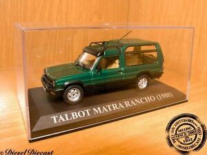 【送料無料】模型車 モデルカー タルボットマトラランチョメタリックグリーンミントtalbot matra rancho metallic green 1980 143 mint