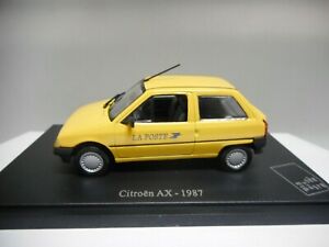 【送料無料】模型車 モデルカー シトロエンアクスラポステハシェットブリスターアビエルトcitroen ax 1987 la poste hachette 143 blister abierto