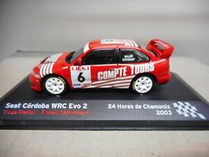 【送料無料】模型車 モデルカー シートコルドバシャモニーミュラーseat cordoba wrc evo2 24h chamonix 2003 muller altaya ixo 143