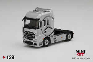 【送料無料】模型車 モデルカー ミニメルセデスベンツアクトロスキャブオンシルバーmini gt mercedesbenz actros cab only silver mgt00139l 164