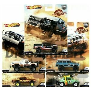 【送料無料】模型車 モデルカー ホットホイールラリーフォードジープダッジセットhotwheels 164 car culture 2019 desert rally set of 5 fpy86956k ford jeep dodge｜hokushin