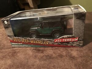 【送料無料】模型車 モデルカー グリーンライトジープラングラーグリーンマシンチェイスgreenlight 143 jeep wrangler green machine chase｜hokushin