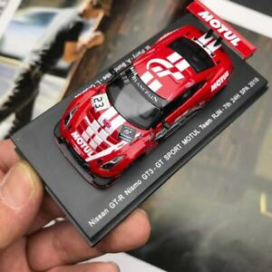 【送料無料】模型車 モデルカー スパークニスモスポーツモトゥルチーム 164 spark nissan gtr nismo gt3 gt sport motul team rjn 24h spa 2018 y128