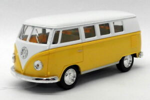 【送料無料】模型車 モデルカー キャンピングカーイエローキンスマートプルバックゴーメタルモデルカー