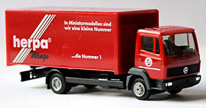 【送料無料】模型車 モデルカー メルセデスベンツカハデカミオンヘルパヘルパmercedes benz 814 caja de camion herpa 187 herpa 145831 13,247円