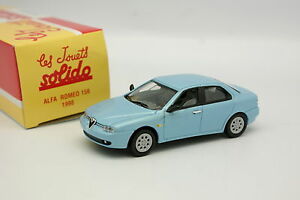 【送料無料】模型車 モデルカー ハシェットアルファロメオブラウsolido hachette 143 alfa romeo 156 1998 blau