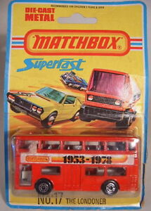 【送料無料】模型車 モデルカー マッチボックスロンドンマッチボックスmatchbox sf no 17b the londoner matchbox 19531978