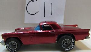 【送料無料】模型車 モデルカー ホットホイールバードバシロッソシオルトhot wheels 1977 &rsquo;57 tbird hong kong basi rosso sciolto｜hokushin