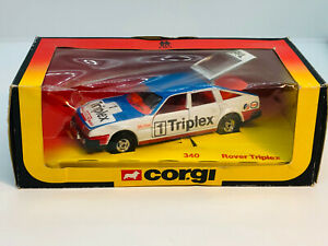 【送料無料】模型車 モデルカー ビンテージコーギーローバーボックストリプレックスミントvintage corgi 340 rover 3500 triplex mint in box 1981