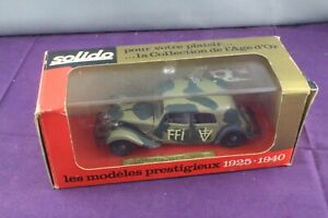 【送料無料】模型車 モデルカー シトロエンカモフラージュグリーンsolido 32 1938 citroen 15cv camouflaged army green