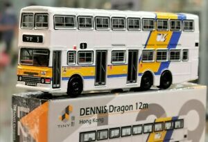 【送料無料】模型車 モデルカー バスモーターバスデニスドラゴンピンシェク1110 tiny hong kong bus kmb kowloon motor bus dennis dragon 12m rt 9 ping shek