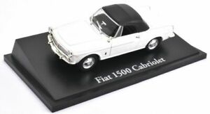 【送料無料】模型車 モデルカー アトラスフィアットカブリオレホワイトスケール｜hokushin