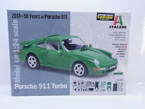 【送料無料】模型車 モデルカー ロットイタレリポルシェターボモデルカーキットオヴプlot 14784 italeri 3682 porsche 911 turbo 124 model car kit in ovp｜hokushin