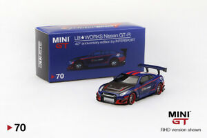 【送料無料】模型車 モデルカー ミニワークスグダンガラムインタースポーツmini gt lb works nissan gtr r35 gudang garam intersport mgt00070r 164