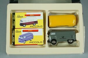 【送料無料】模型車 モデルカー シューコピッコセットバスドイツschuco piccolo 2 cars set vw bus deutsche bundespost 159z