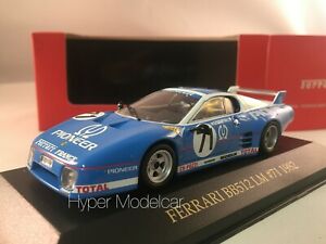 【送料無料】模型車 モデルカー フェラーリブルマンアートフェルixo 143 ferraribb 512 71 24h le mans 1982 art fer006