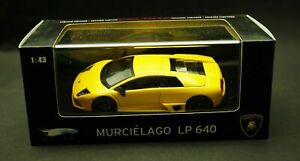 【送料無料】模型車 モデルカー ランボルギーニムルシエラゴホットホイールエリートボックスlamborghini murcielago lp640 yellow 143 hotwheels elite p9942 box｜hokushin