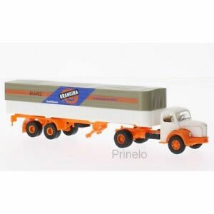 【送料無料】模型車 モデルカー ブレキナトラックベリエットオランジーナミニチュア