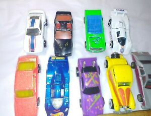 【送料無料】模型車 モデルカー ヴィンテージホットホイールレースカーレースカーマテルロットlot of 9 vintage hot wheels 1980s cars race cars racecars mattel
