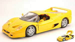 【送料無料】模型車 モデルカー フェラーリイエローモデルferrari f50 1995 yellow 124 model bburago