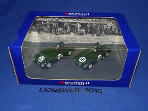 【送料無料】模型車 モデルカー モデルカーブルムジャガータイプルマン143 model car brumm jaguar c type winners 24h le mans 1951 amp; 1953bnib 5｜hokushin
