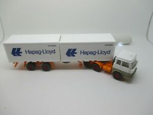 【送料無料】模型車 モデルカー wiking henschel container articulated lorry hapag lloyd no 35 ssk68 *｜hokushin