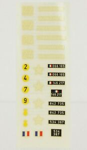 【送料無料】模型車 モデルカー アクセサリーディンキーフランスオリジナルボードデカールaccessory dinky toys france 31155 board decals for military original