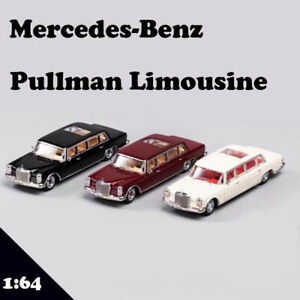【送料無料】模型車 モデルカー モデルベンツプルマンドアスカイウィンドウズリムジンバージョンgcd 164 alloy model benz 600 pullman, 6 doorssky windows limo version