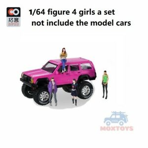 【送料無料】模型車 モデルカー セットxcartoys 164 figure 4 girls a set|hokushin