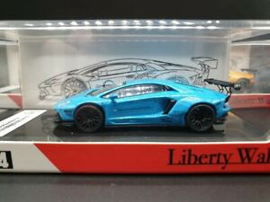 【送料無料】模型車 モデルカー ランボルギーニアヴェンタドールワークスリバティーウォークjec 164 lamborghini aventador lb works liberty walk｜hokushin