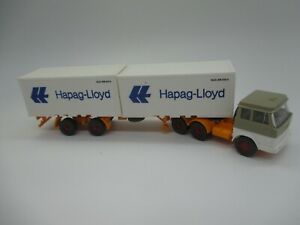 【送料無料】模型車 モデルカー wiking hapag lloyd, henschel container stz nr5 ssk32|hokushin