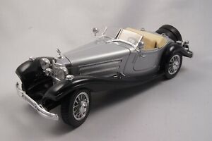 【送料無料】模型車 モデルカー ブラゴメルセデスベンツロードスターシルバーburago 118 mercedesbenz 500k roadster 1936 silver|hokushin