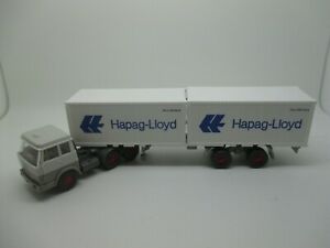 【送料無料】模型車 モデルカー ワイキングヘンシェルセミハパグロイドwiking henschel semi hapag lloyd ssk37｜hokushin