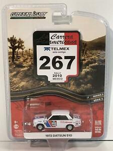 【送料無料】模型車 モデルカー ダットサンラカレラパナメリカーナエスカラグリーンライト1972 datsun 510 la carrera panamericana 164 escala greenlight 13260e