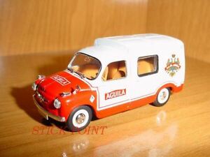 【送料無料】模型車 モデルカー シアタフォルミケッタフィアットイーグルビールビールsiata formichetta seat fiat 600 1960 eagle beer 143 beer｜hokushin