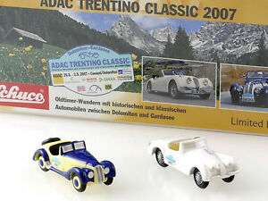 【送料無料】模型車 モデルカー シューコピッコロセットトレンティーノクラシックジャガーオヴschuco 50171061 piccolo set adac trentino classic 2007 jaguar ovp 14111666