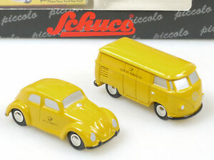 【送料無料】模型車 モデルカー シューコスモールセットドイツポストビートルschuco 8701 smallset deutsche post federal dbp vw beetle conf orig sg