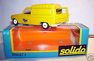 【送料無料】模型車 モデルカー ルノーボックスold solido renault 4 l 4l post ice ptt ref 42a box