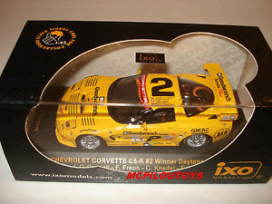 【送料無料】模型車 モデルカー シボレーコルベットデイトナixo gtm019 chevrolet corvette c5r 2 winner daytona 24h 2001 to 143｜hokushin