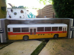 【送料無料】模型車 モデルカー ヘルパベビバスマンスイスセリエスペシャレボックスherpabevi bus man ptt switzerland serie speciale limit condition in box|hokushin