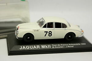 【送料無料】模型車 モデルカー イソスタンパジャガーツールドフランスオートixo stampa 143 jaguar mkii tour de france auto 1960