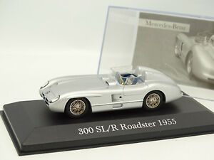 【送料無料】模型車 モデルカー プレスメルセデスレフロードスターixo press 143 mercedes 300 slr roadster 1955｜hokushin