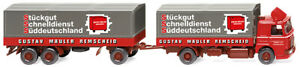 【送料無料】模型車 モデルカー ワイキングプリッチェンヘンゲルスググスタフモーラーwiking 047301 187 pritschenhangerzug man expedition gustav mauler