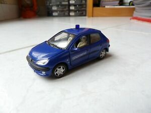 【送料無料】模型車 モデルカー プジョーホンウェルミニチュアレアpeugeot 206 gendarmerie hongwell 143 miniature rare|hokushin